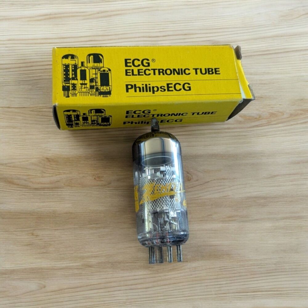 1960s Zenith Vacuum Tube 6EH7 Plug In 9 Pin Pentode Ham Radio NIB Amplifier